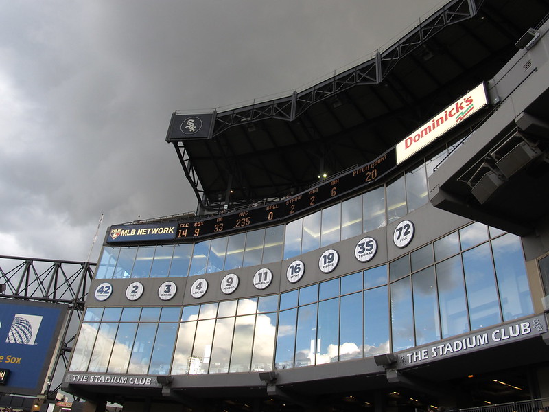 Retired Numbers, U.S. Cellular Field (Comiskey Park), Chicago, Illinois